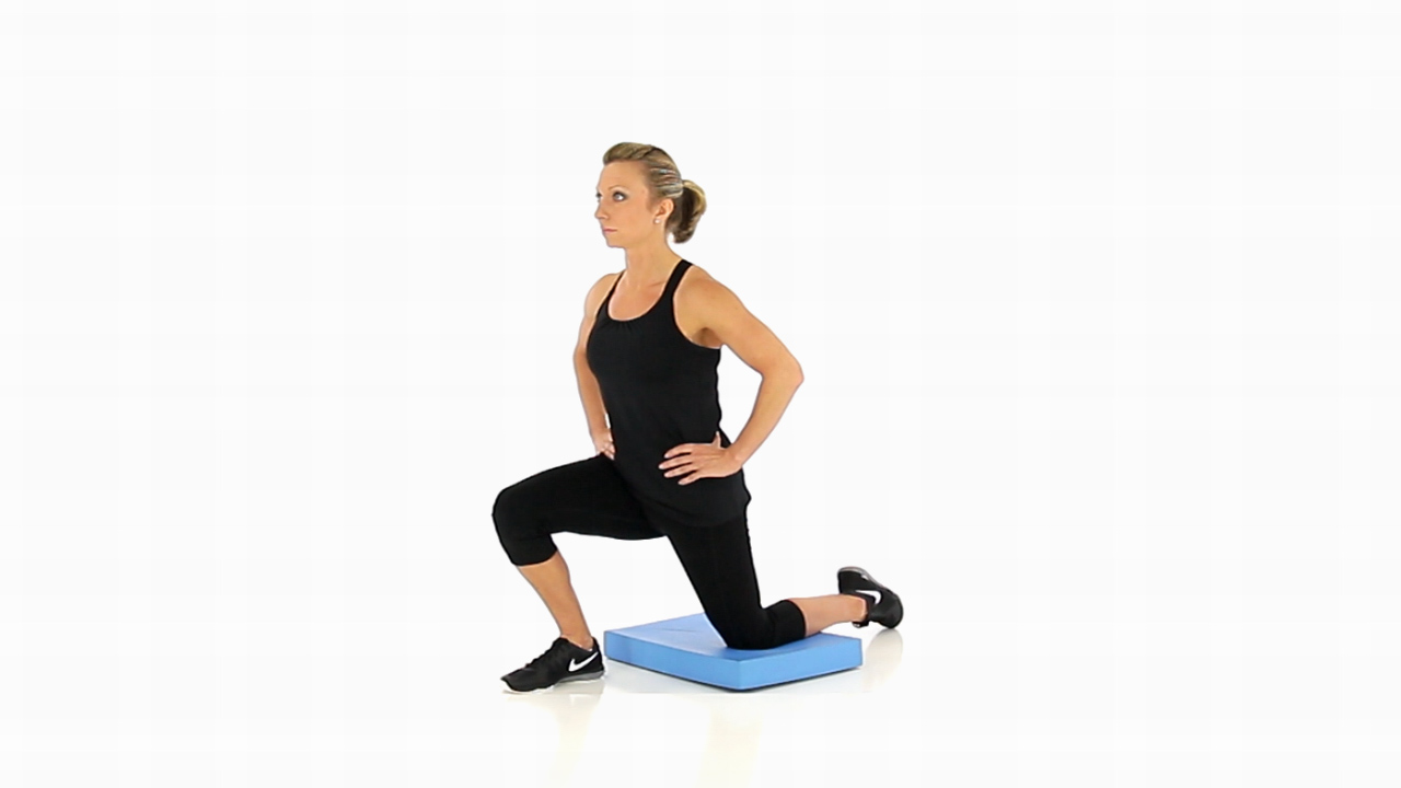 kneeling psoas stretch