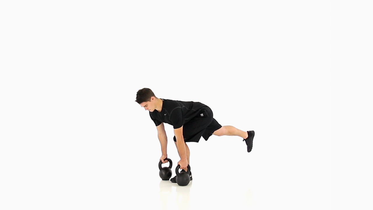 Kettlebell single online deadlift