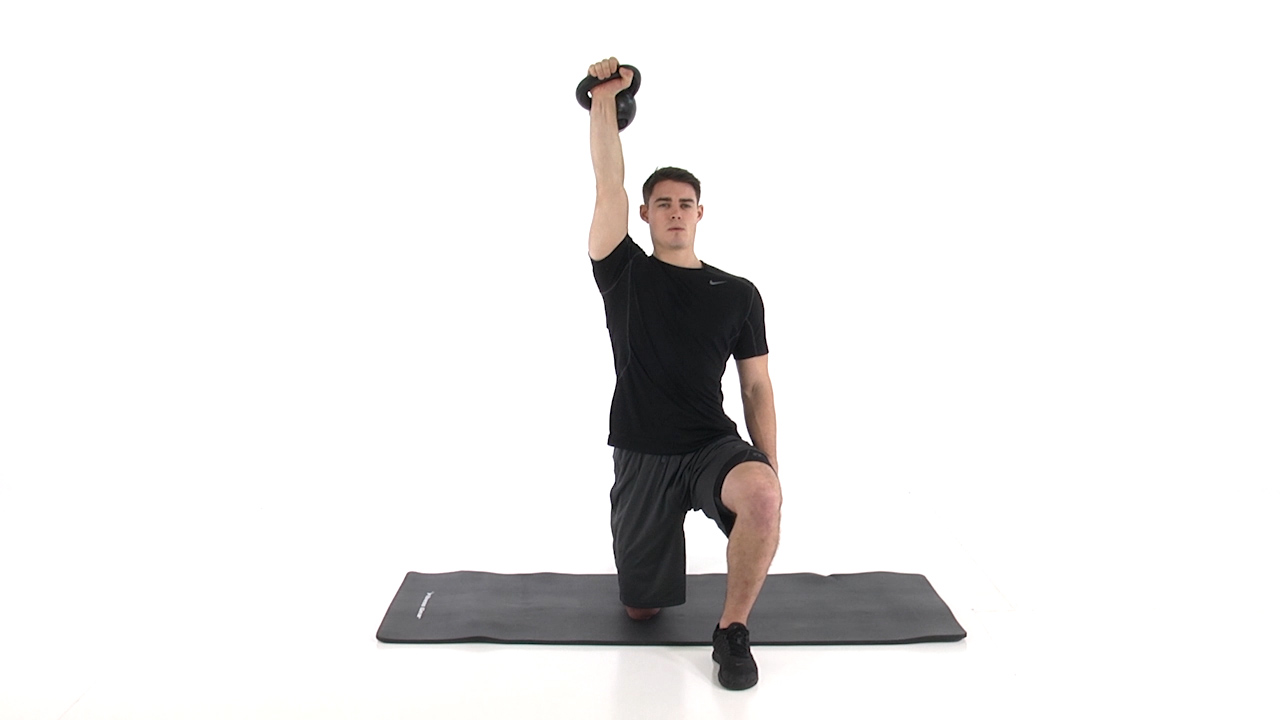 Single arm discount kettlebell shoulder press